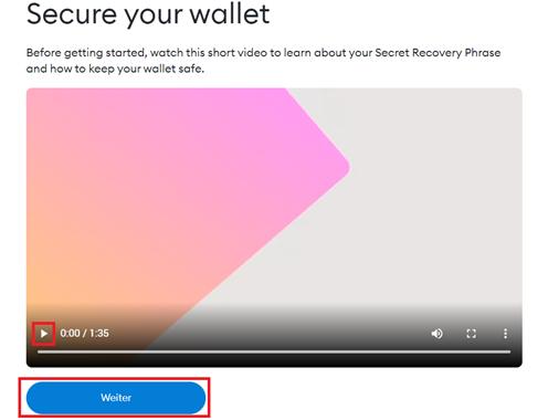 Secure your Wallet - Video