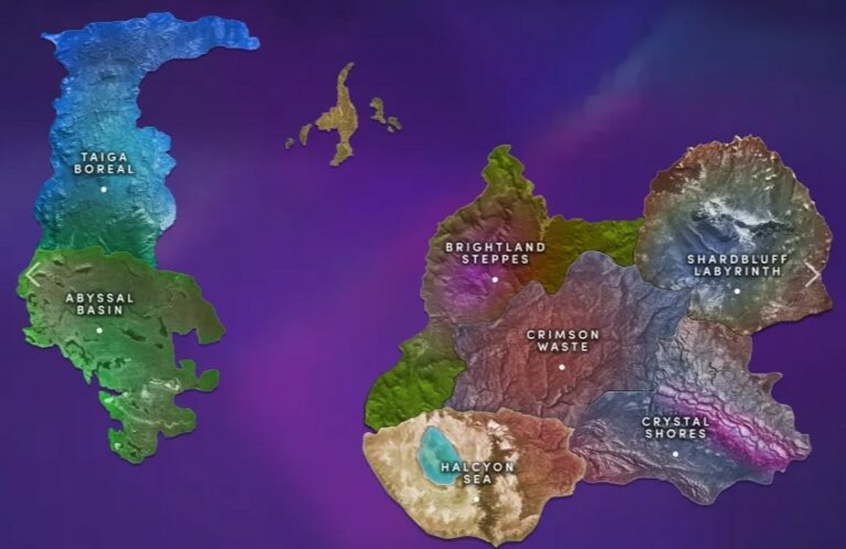 Illuvium - Alle Regionen der Overworld